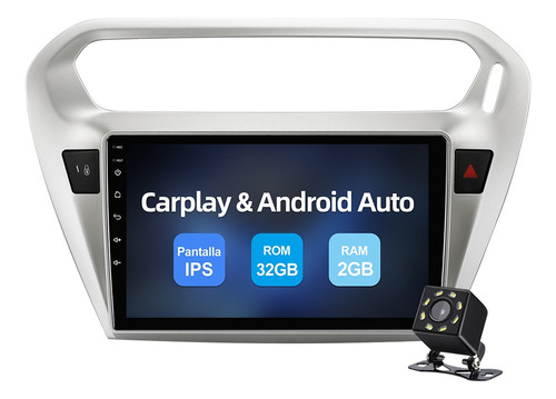 Radio 2+32g Carplay Para Citroen/elysee/peugeot 301 2013- Fm