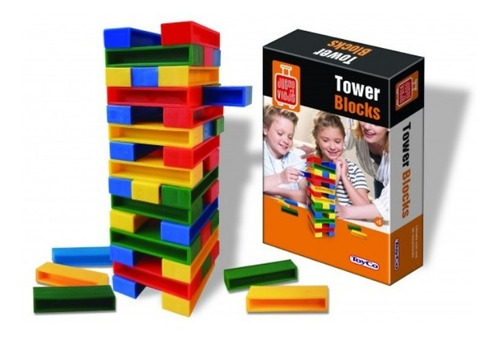 Juego De Viaje Tower Blocks Original Toyco