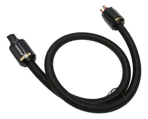 Cable De Alimentación Hifi, 12 Awg, 3 Enchufes De Cobre Puro