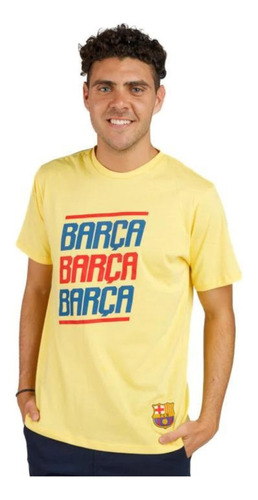 Remera Deportiva De Barcelona Licencia Oficial Hombre 