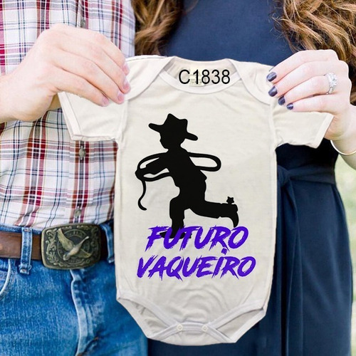 Body De Bebês Cowboy Futuro Vaqueiro C1838