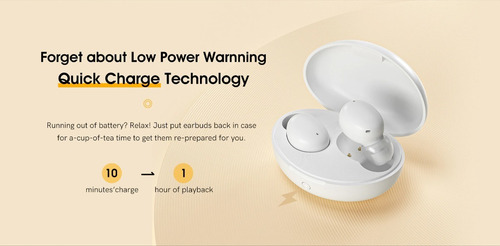 Imagem 3 de 10 de Fone De Ouvido Bluetooth Qcy T16 Aptx Bt5.2 Careg. Rápido