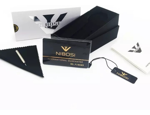 Relógio Masculino Nibosi Provad'água De 3atm Pronta Entrega