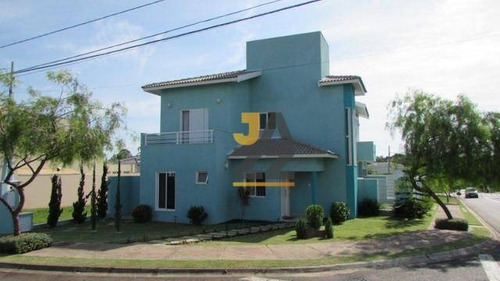 Sobrado Azul Á Venda Com 360 M2 - Indaiatuba/sp - Ca13031