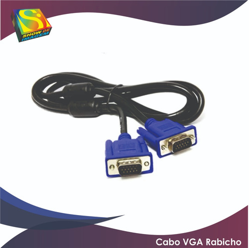 Cabo De Vídeo Vga Macho X Macho #baratao