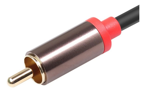 Imagen 6 de 6 de Cable De Audio 3,5mm Jack Plug Macho A 2 Rca Macho Aux