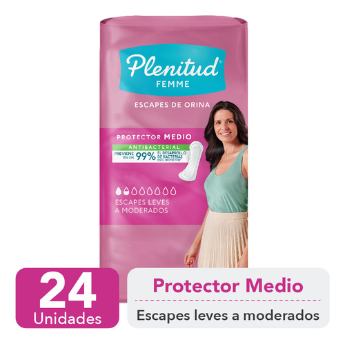 Protector Medio Plenitud Femme - 24 Un