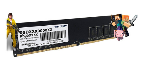 Memória Ram Patriot 4gb Ddr4 2666 Mhz Cl19 Alto Desempenho