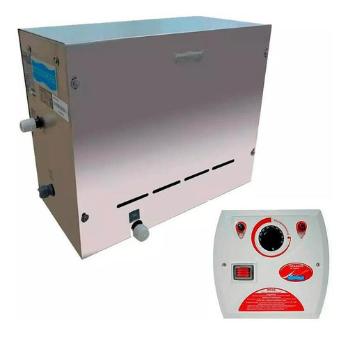 Sauna Vapor Steam Inox 9 Kw Com Quadro Analógico Sodramar