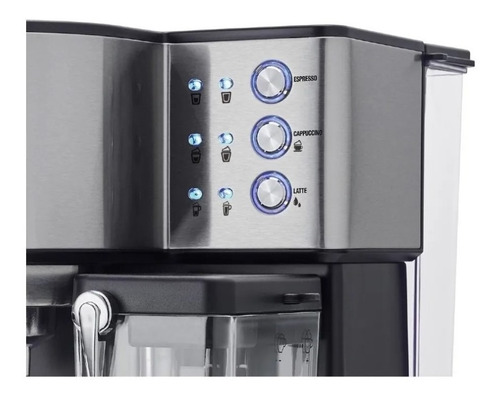 Imagen 3 de 8 de Cafetera Express Con Espumador 20 Bares Peabody Pe-ce5007ixn