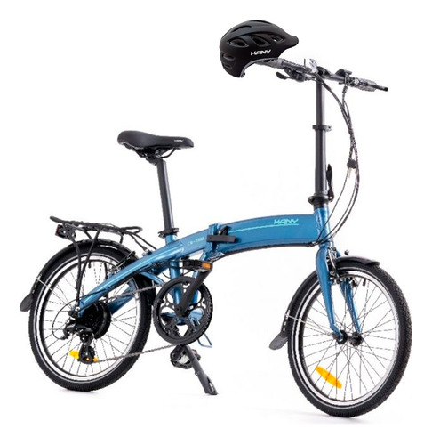 Bicicleta Eléctrica Plegable Kany C20 250w 25km/h 8vel Pcreg