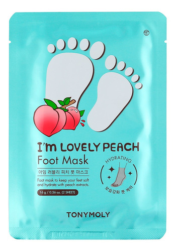 Tony Moly I'm Lovely Peach Foot Mask