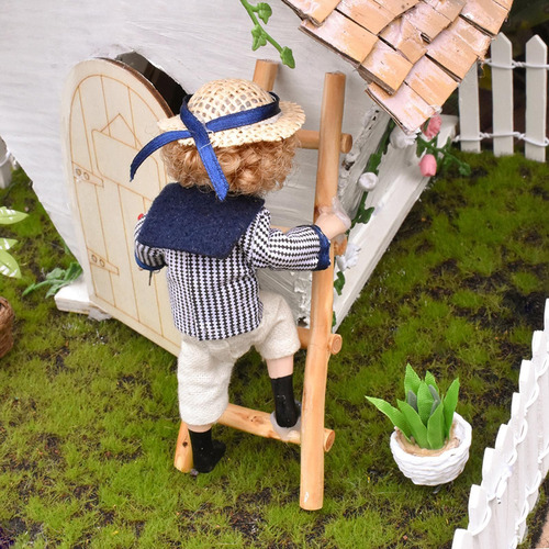 1:12 Muebles De Escalera De Jardín De Hadas Modelo De
