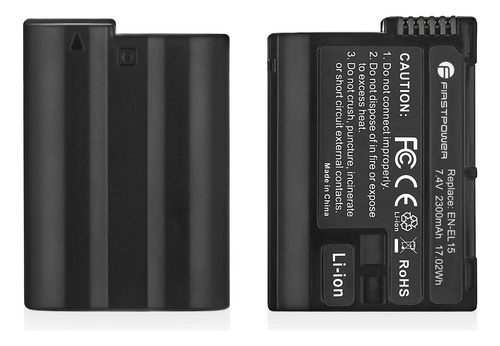 Firstpower En-el15 En El15a/el15b Baterías Compatibles Con.