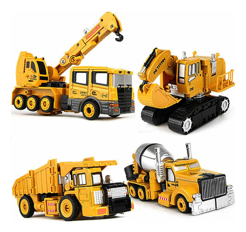 Transformer Vehiculos De Construcción De Metal