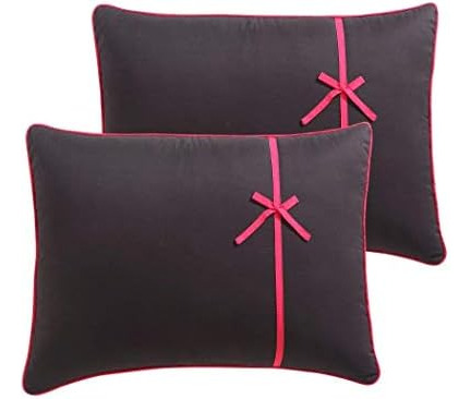 Juego Completo De Cama En Bolsa: Bonito Diseño De Lunares, L