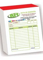 Comprar 100 Notas 1 Copia Autocopiante 1\u002F4 Carta En Block A Color