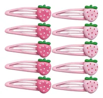 Comprar 20pc Pinzas Para El Cabello De Fresa Para Niñas Pasadores
