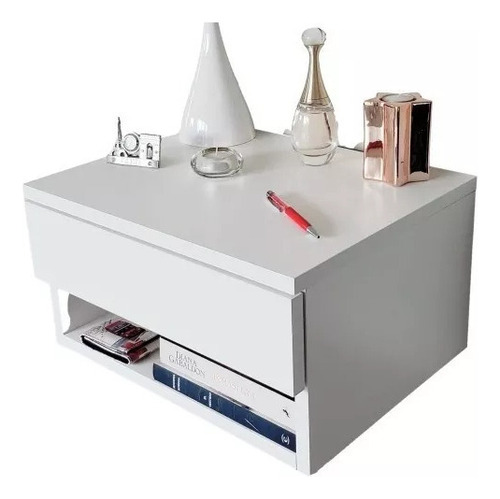 Buro De Noche Flotante Estilo Nordico Minimalista Moderno
