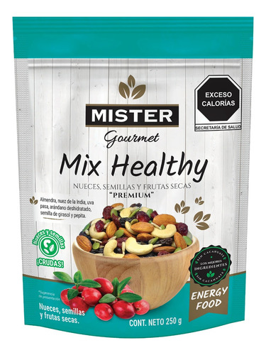 Mix De Nueces Y Frutos Secos Healthy Mister 250 G