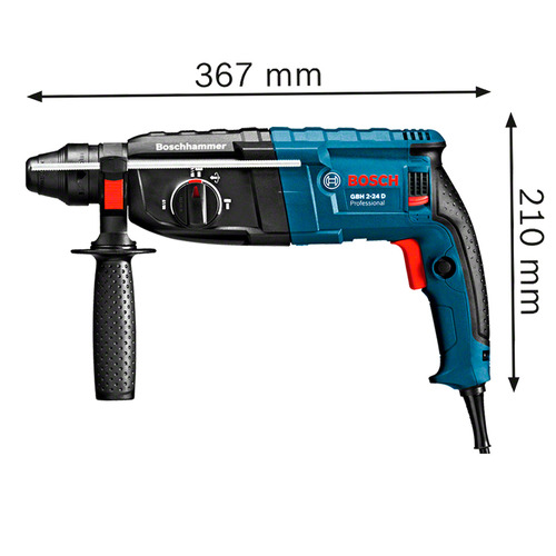 Imagen 4 de 8 de Bosch Professional GBH 2-24 D - Azul - 220V