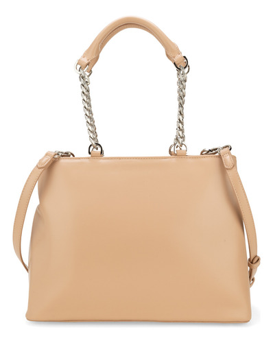 Bolsa Satchel Cloe Izisyla Mediano Color Marrón claro