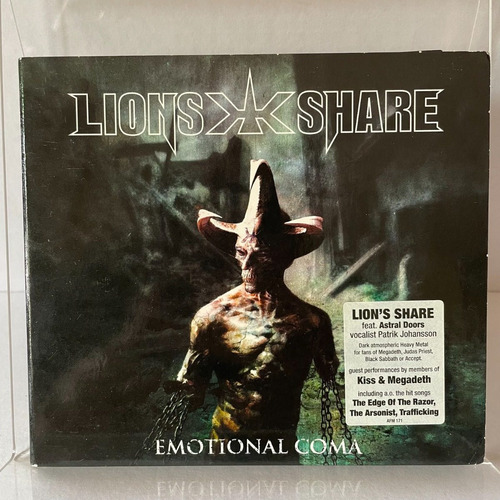 Cd Lions Share - Emotional Coma - Prog Metal 90 Importado