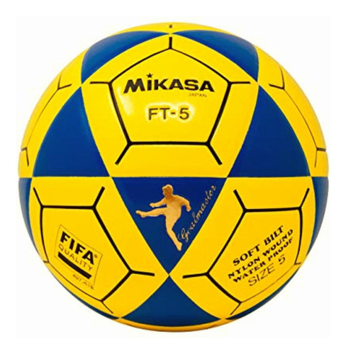 Mikasa Ft5 Goal Master Balón De Fútbol, Azul/amarillo, Color Azul/amarillo