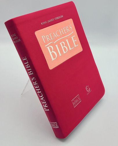 Imagen 2 de 9 de Biblia Para La Predicación En Inglés Kjv Imitacion Fucsia