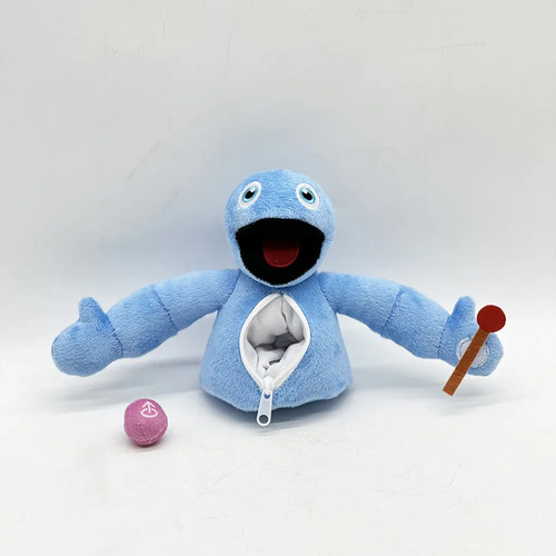 Muñeca De Peluche Azul Yeeps Hide And Seek, Regalo De Cumple