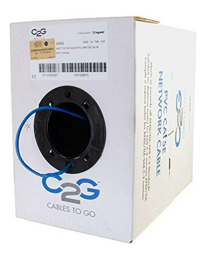 Cable Cat5e Azul 500 Pies ??