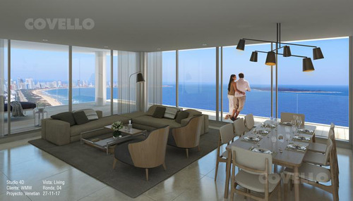 Apartamento En Venta En Playa Mansa, Esquinero De 4 Dormitorios A Estrenar !