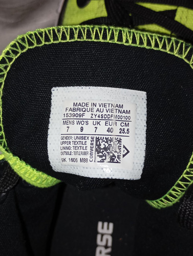 Converse Chuck Taylor Talla 40usadas, Originales (Usado)