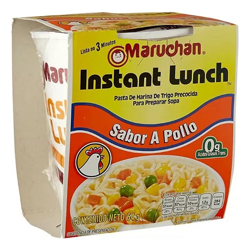 Maruchan Ramen Sabor Pollo 64 Gr.