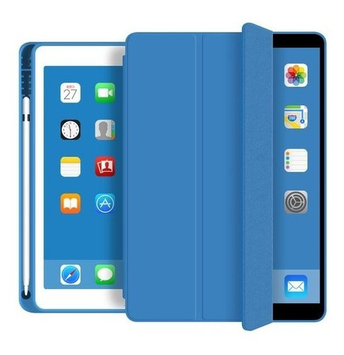 Funda  Con Portalápiz Para iPad 10.2 + Lápiz Regalo + Envió 