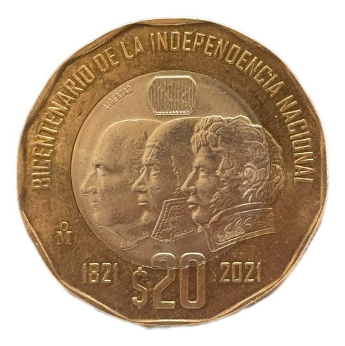 Moneda De 20 Pesos Conmemorativa Del Bicentenario