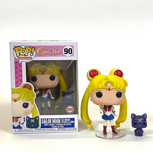 Funko Pop! Sailor Moon Con Luna  #90 