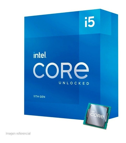 Procesador Intel Core I5-11600k 3.90 / 4.90 Ghz, 12 Mb Caché