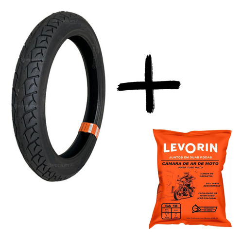 Pneu Traseiro 90/90-18 57p Matrix M/c Tt Levorin + Camara