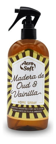 Home Spray Madera De Oud & Vainilla Perfumina Tela Ambiente