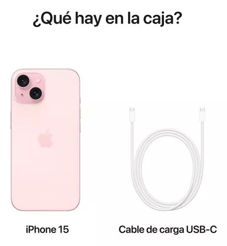 Apple iPhone 15 (128 GB) - Rosa
