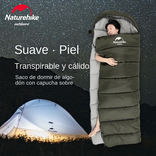 Saco De Dormir Com Capuz Em Forma De U Para Naturehike