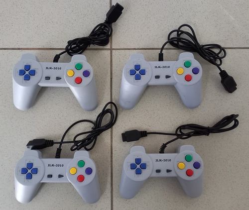 Joystick 8 Bits Family Game Estilo Ps1 Ficha 9 Pines - Zwt