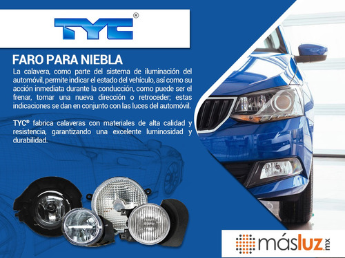 Set De Faros Niebla S/foco Seat Ibiza 01/02 Tyc