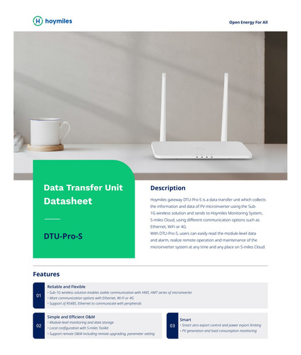 Modulo Para Monitoreo Pro Para Microinversores Hms