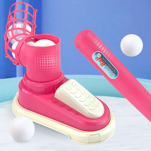 Máquina De Lanzamiento De Béisbol Para Niños, Con 3 Bolas