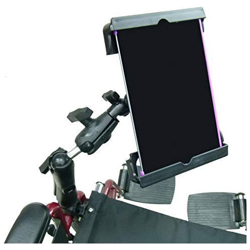 Soporte Riel Tubo Para Silla Rueda Extension Tableta iPad