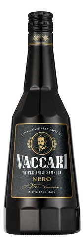 Vaccari Nero Licor De Anis Sambucca Botella 700ml