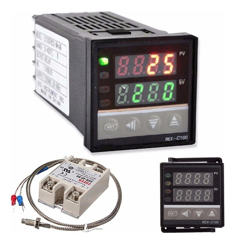 Set De Controlador De Temperatura Digital Lazhu Lcd