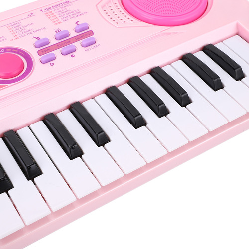 Piano Electrónico Para Niños, 49 Teclas, Teclado, 100 Ritmos